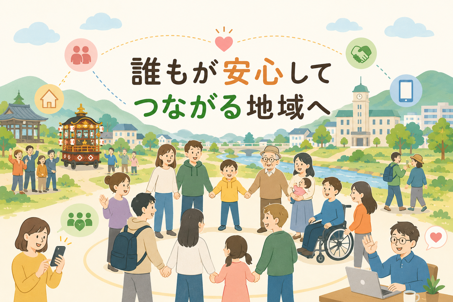 誰もが安心してつながる地域へ